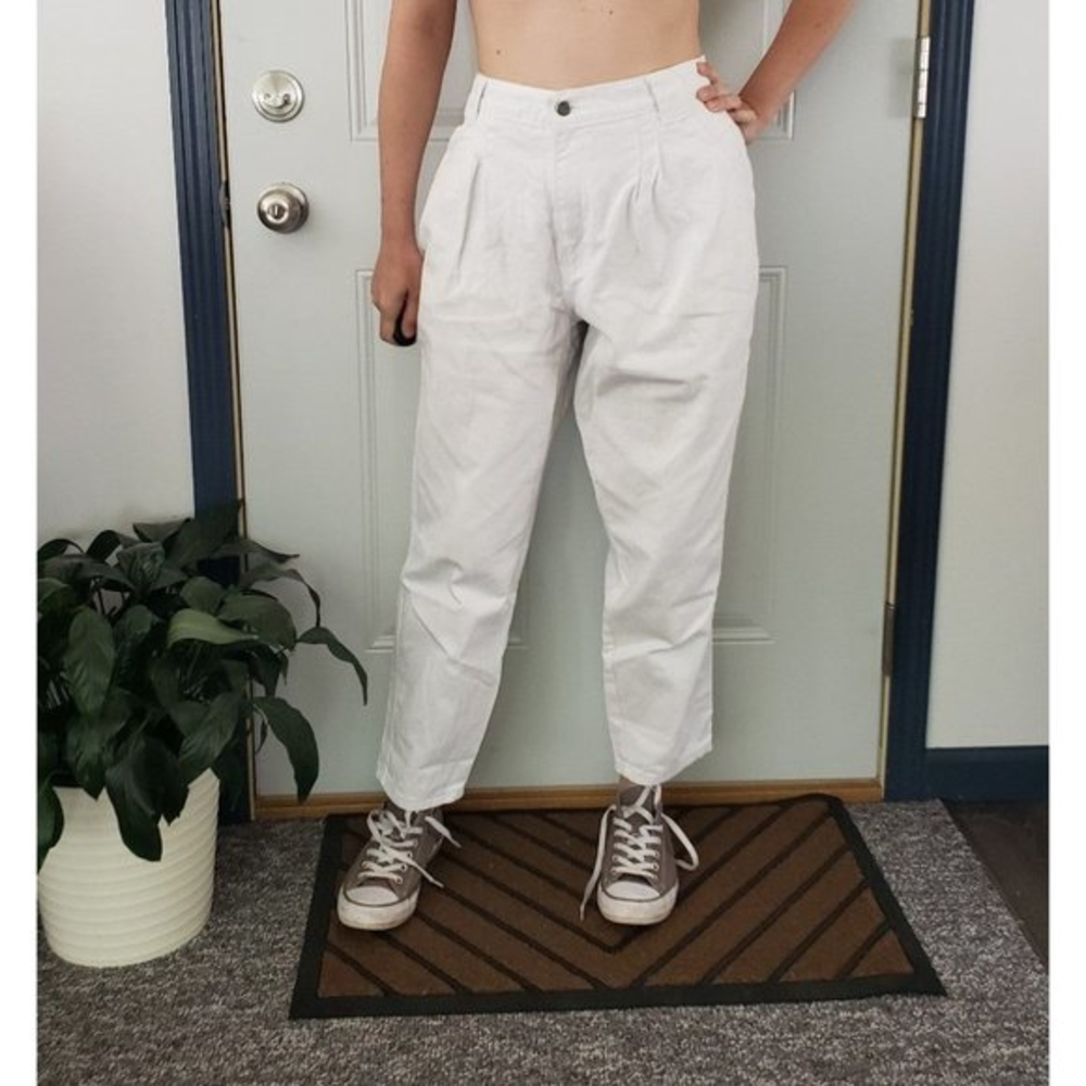 90s‎ White Chic Jeans